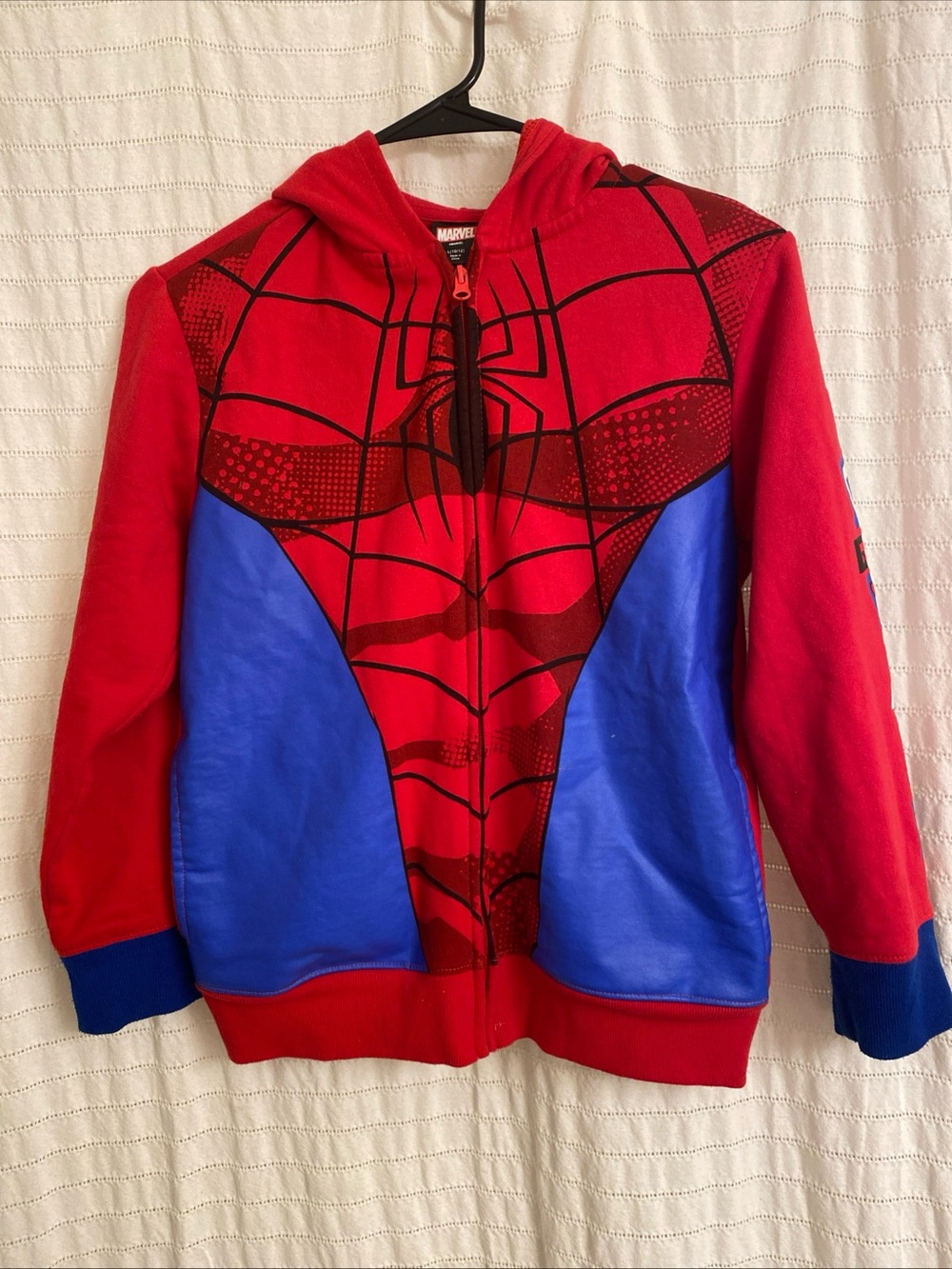 Marvel Spider-Man Children Large Sweater Zip Hood